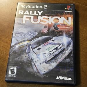 Rally Fusion for PlayStation 2 - Black Case Ps2 Video Games Tested Working